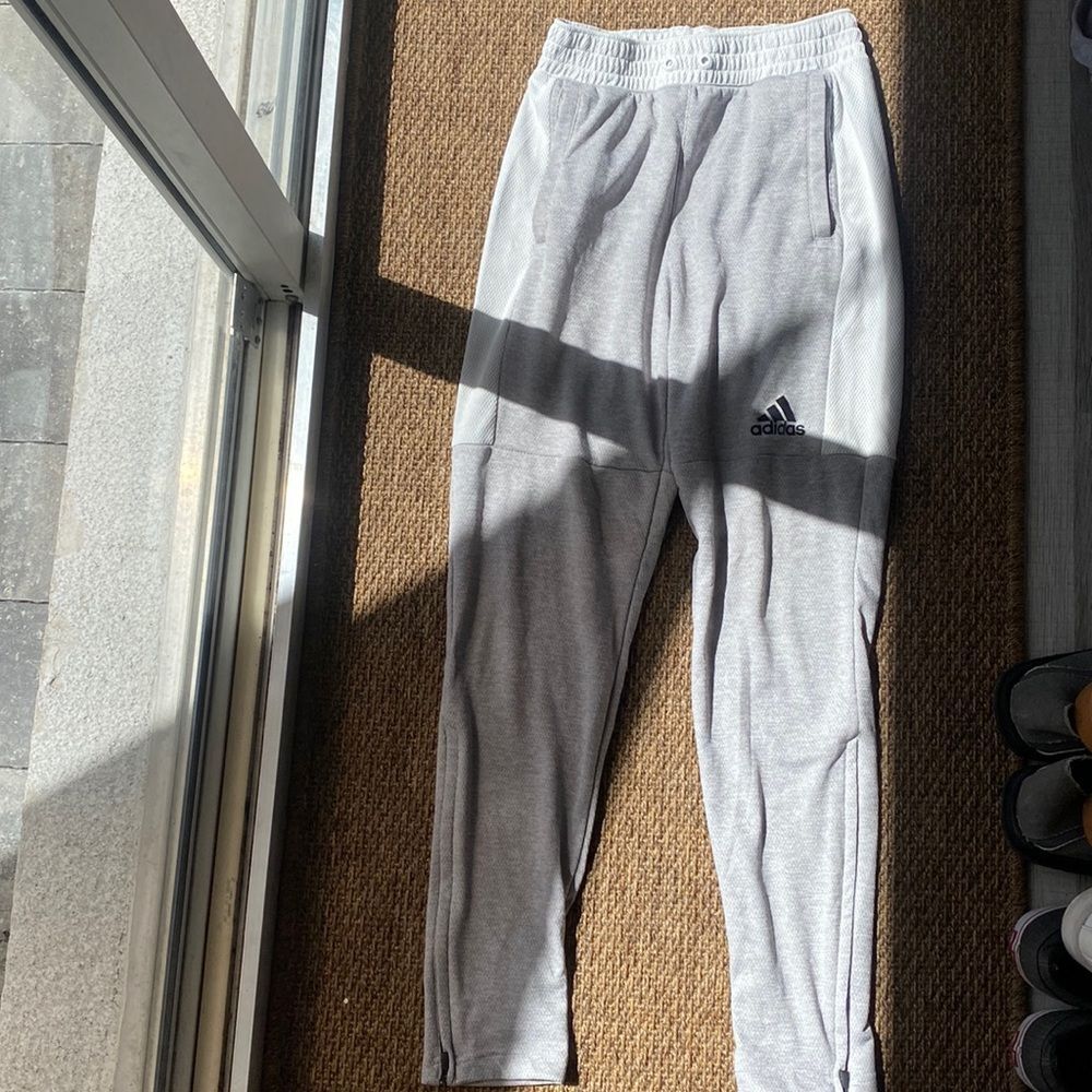Gray Adidas Jogger Sweatpants